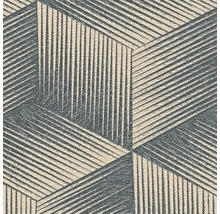 Behang met geometrisch lijnenpatroon