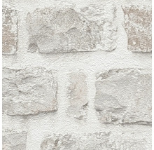 A.S. CRÉATION Vliesbehang 38637-1 Natural Living steenoptiek beige