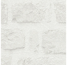 A.S. CRÉATION Vliesbehang 38637-2 Natural Living steenoptiek grijs