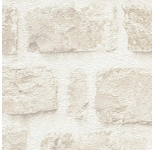 A.S. CRÉATION Vliesbehang 38637-3 Natural Living steenoptiek beige