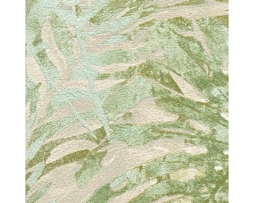 Close-up van een behang met bladerpatroon