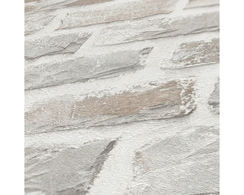 Close-up van een behang met steenmotief