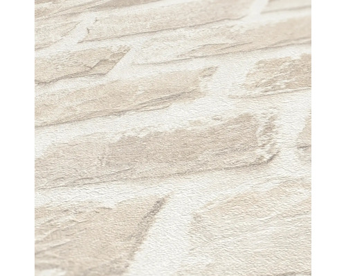 Behang met steenmotief