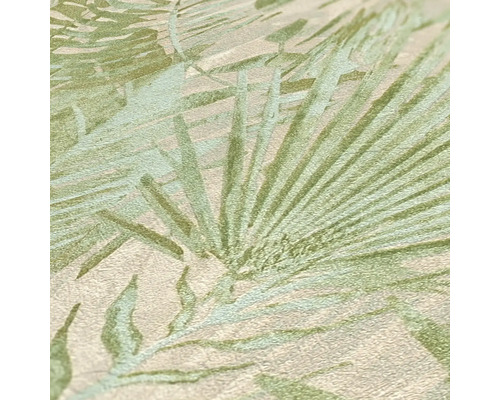 Behang met plantenmotief