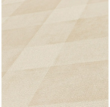 Close-up van een gestructureerd behang met geometrisch patroon