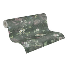 Behangrol met bloemmotief