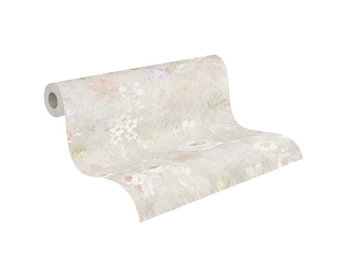 Behangrol met bloemmotief