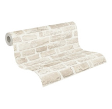 A.S. CRÉATION Vliesbehang 38637-3 Natural Living steenoptiek beige