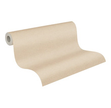 Rol behang van beige vlies