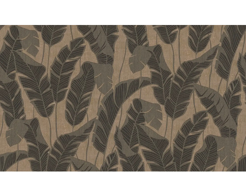 Behang met bladerpatroon
