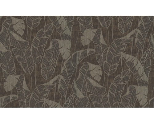 Behang met bladerpatroon