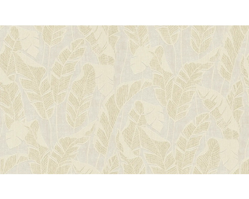 Behang met bladerpatroon