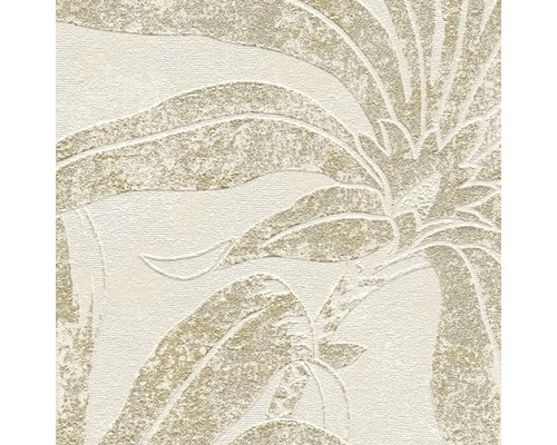 Close-up van een behang met plantenmotief