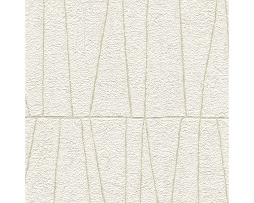 Behang met steenmotief en reliëfstructuur