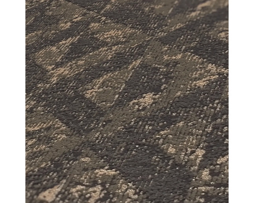 Close-up van een gestructureerd vinylbehang met patroon