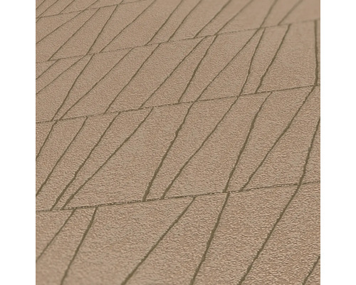 Behang met geometrische patronen