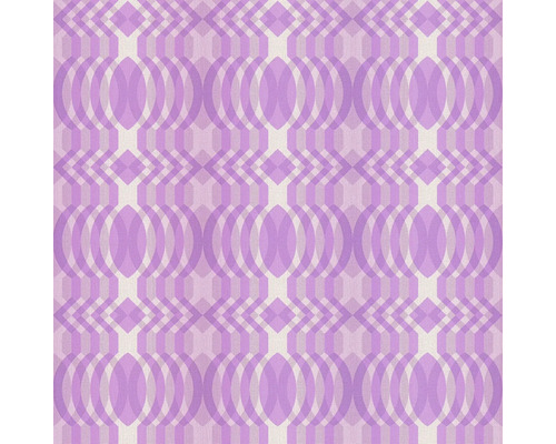 Textielbehang met cirkels en ruitpatroon