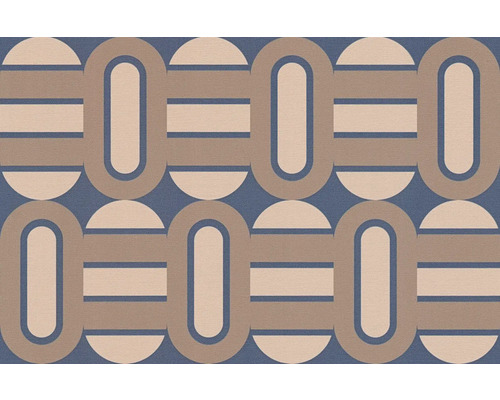 Grafisch behangpatroon met cirkels en lijnen