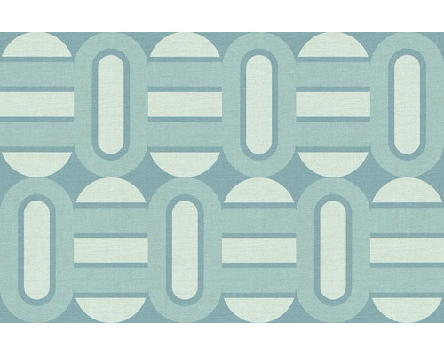 Behang met geometrisch kettingpatroon