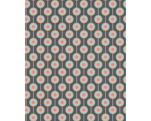 Behang met herhalend stippenpatroon