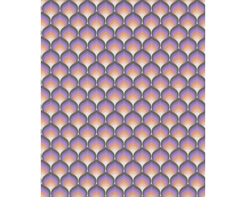 Ornamentaal behangpatroon met herhalende bladvormen