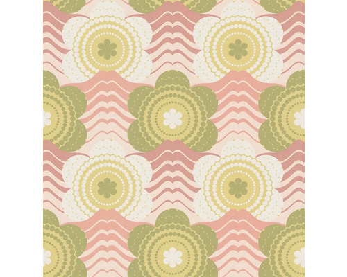 Bloempatroonbehang met bloemmotief