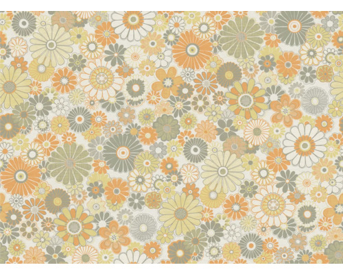 Behang met bloemmotief