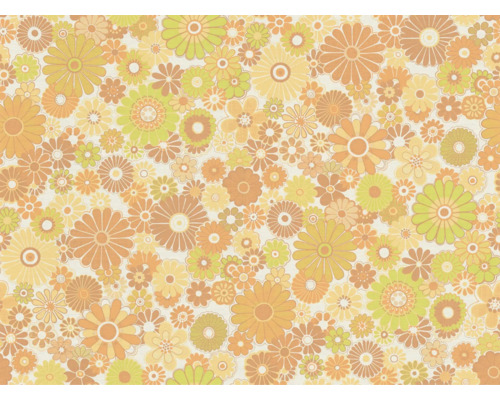 Bloemetjesbehang met bloempatroon