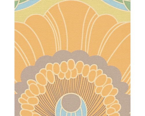 Behang met bloemmotief