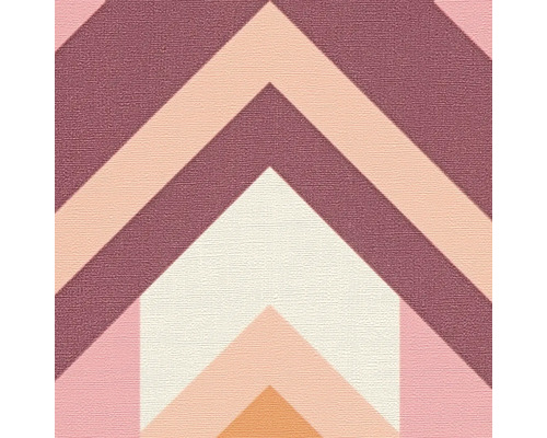 Behang met geometrisch zigzagpatroon