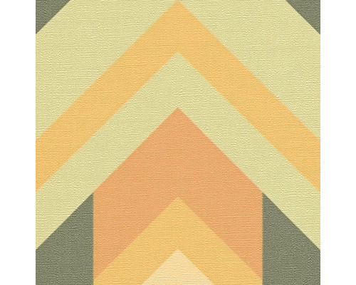 Behang met geometrisch zigzagpatroon