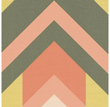 Behang met geometrisch pijlenpatroon