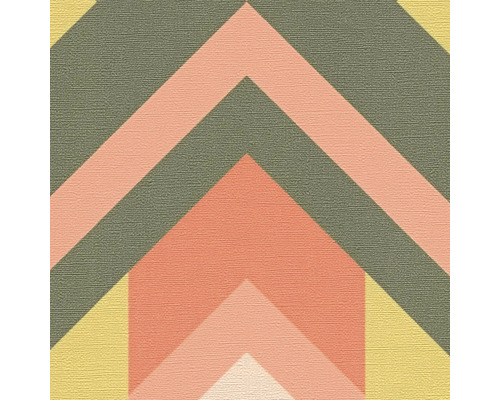 Behang met geometrisch pijlenpatroon