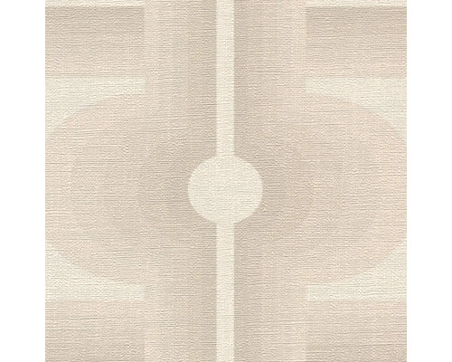 Behang met abstract patroon van cirkels en lijnen