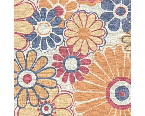 Behang met bloemmotief