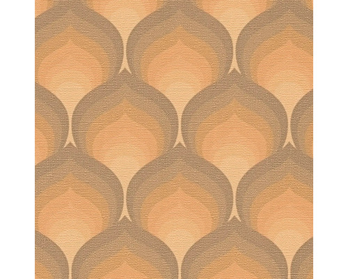 Behang met retrovormig patroon