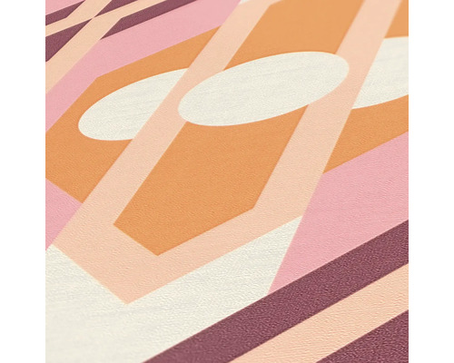 Behang met geometrisch patroon