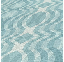 Close-up van een vinylbehang met grafisch patroon