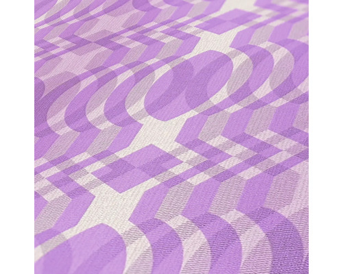 Close-up van een behang met geometrisch patroon