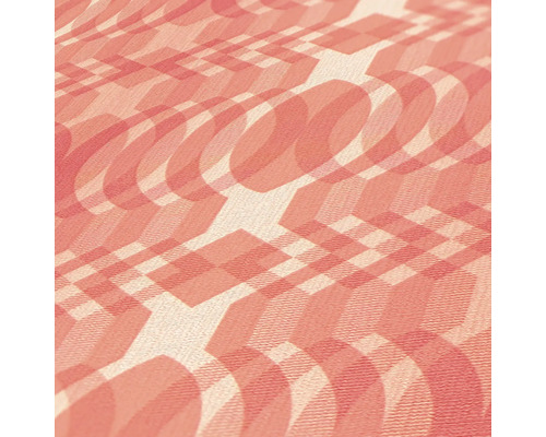 Close-up van een behang met geometrisch patroon