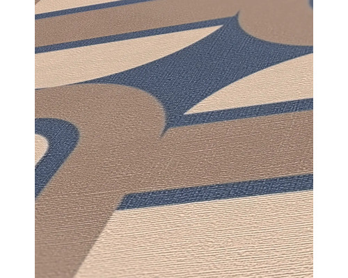 Close-up van een patroonbehang