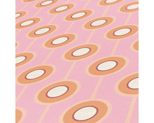 Behang met geometrisch cirkelpatroon