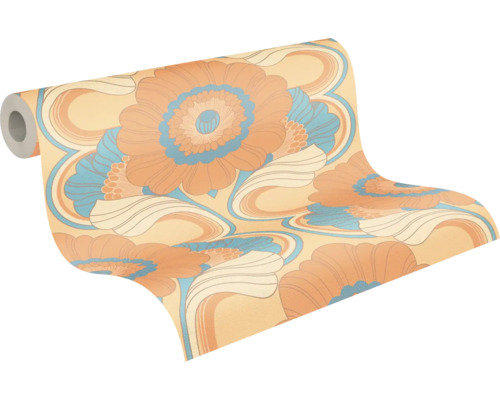 Behangrol met bloemmotief