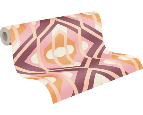 Rol behang met geometrisch patroon