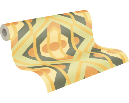 Rol behang met geometrisch patroon