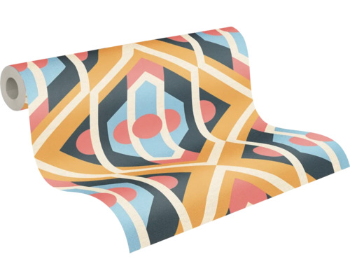 Behangrol met geometrisch patroon