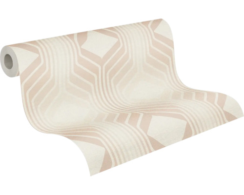 Rol behang met geometrisch patroon