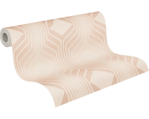 Rol behang met geometrisch motief