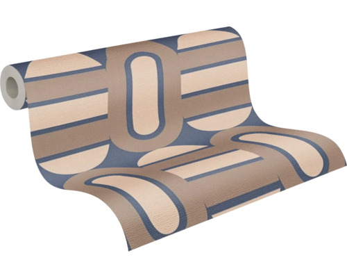 Rol behang met geometrisch patroon