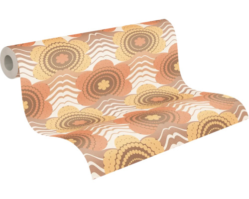 Rol behang met bloemmotief